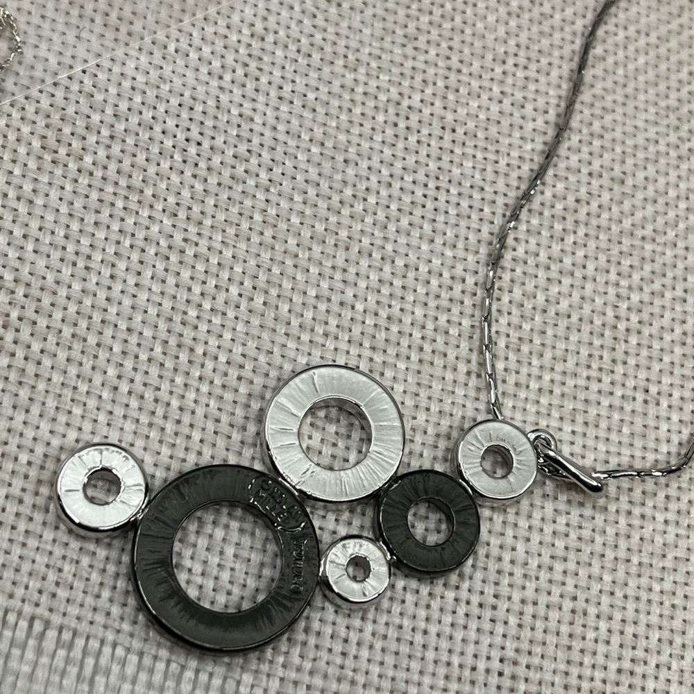 Vintage Nolan Miller “Buoyant Bubble” Pendant Necklace – Glamour Collection - Picture 10 of 17